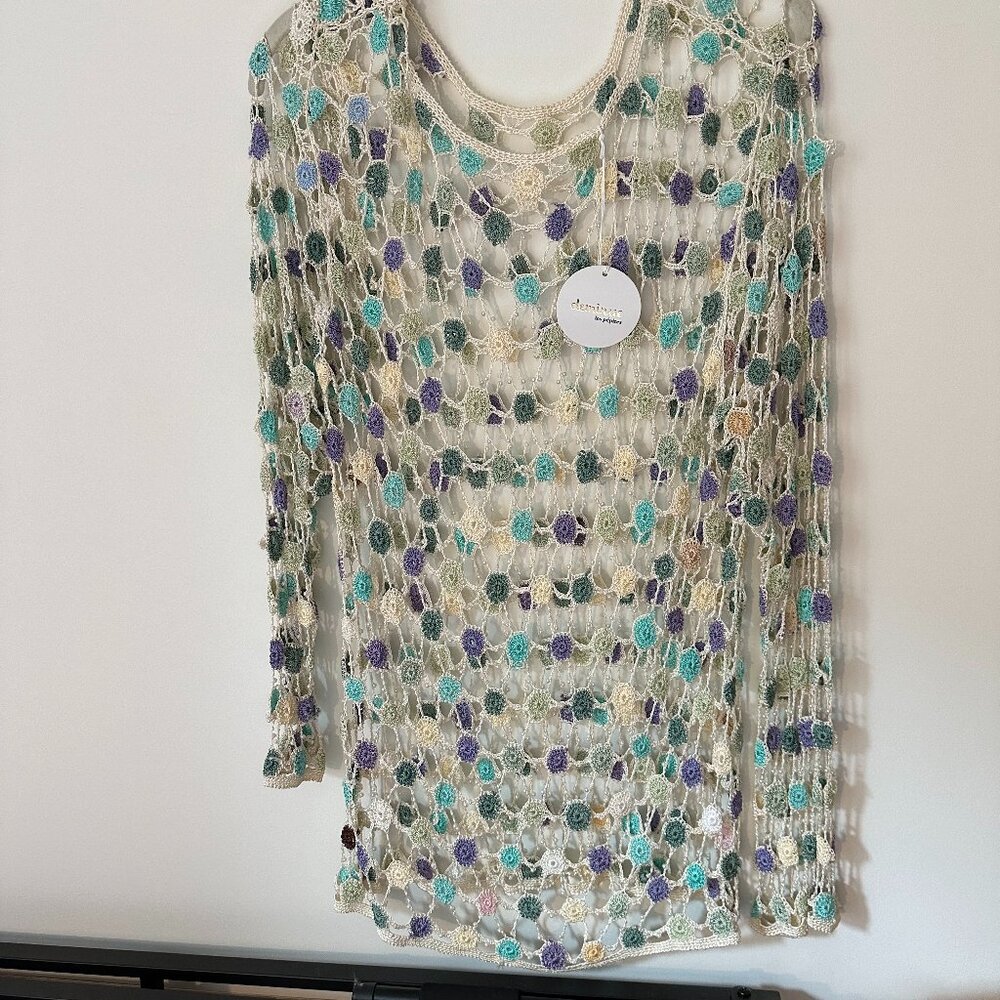 Deminue Saint Tropez Cover-Up with Pearls